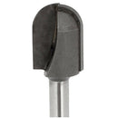 1/4inch x 5/8inch Woodworking Straight Shank Round Nose Router Bit 2 Pcs I3O7