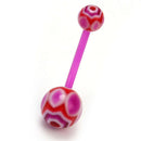 10PCS Belly Ring Navel Button Plastic Round Ball Barbell Bar Body Pierci RFR