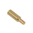 50 Pcs M3 Male x M3 Female 11mm Length Brass Screw Thread PCB Stand-off Spa P6G5