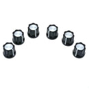 10pcs Plastic Aluminum Electric Guitar Bass Potentiometer Knob Caps