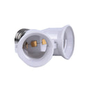 E27 to Dual E27 lamp Holder Converter Socket Conversion light Bulb BaseJ Gn