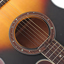 Rosette Rosewood Soundhole Decals Sound Inlay for Acoustic Guitar Accessory
