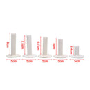 5pcs/set White Golf Rubber Tee 5 Different Size Tees Holders Rubber T lj