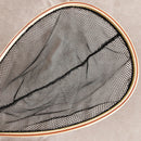 Landing Net in Wood Frame Capture and Release Portable Net Lightweight Nylo
