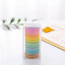 12x rainbow sticky paper colorful masking adhesive tape scrapbooking  FT