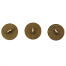 20PCs Zinc alloy Buttons Horse Head Carved Round Bronze Tone 15mm( 5/8