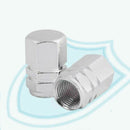 4 Sets Aluminium Car Wheel Tyre Valve Stems Air Dust Cover Screw Cap Accessories