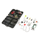 208pcs Fishing Tackle Box Fishing Multiple Accessories Kit Set Sinker Slide Hook