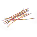 10 x Mini Micro SH 1.0mm 3-Pin JST Double Connector Plug Wires Cables 100MM FT