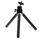 Universal Compact Extra-long Extended Mini Tripod Stand for Phone  black