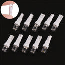 10pcs 12V T5 37 74 70 LED Car Dash Board Light Dashboard Lamp Bulb White Hot M&E