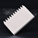 Cake Double-side Teeth Scraper Decorating Cutter Smoother Kitchen Tools Funny OZ