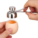 Stainless Steel Egg Topper Cutter Boiled Raw Egg Shell Opener Scissors Tool  3C