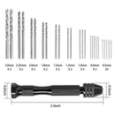 Hand Drill Set, 25 Precision Needle Hand Twist Drills (0.5-3 Mm) And Wood,  S1I6