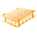 Laboratory Orange 50 Test Tubes 30mm 15mm Tubing Holder Stand Rack