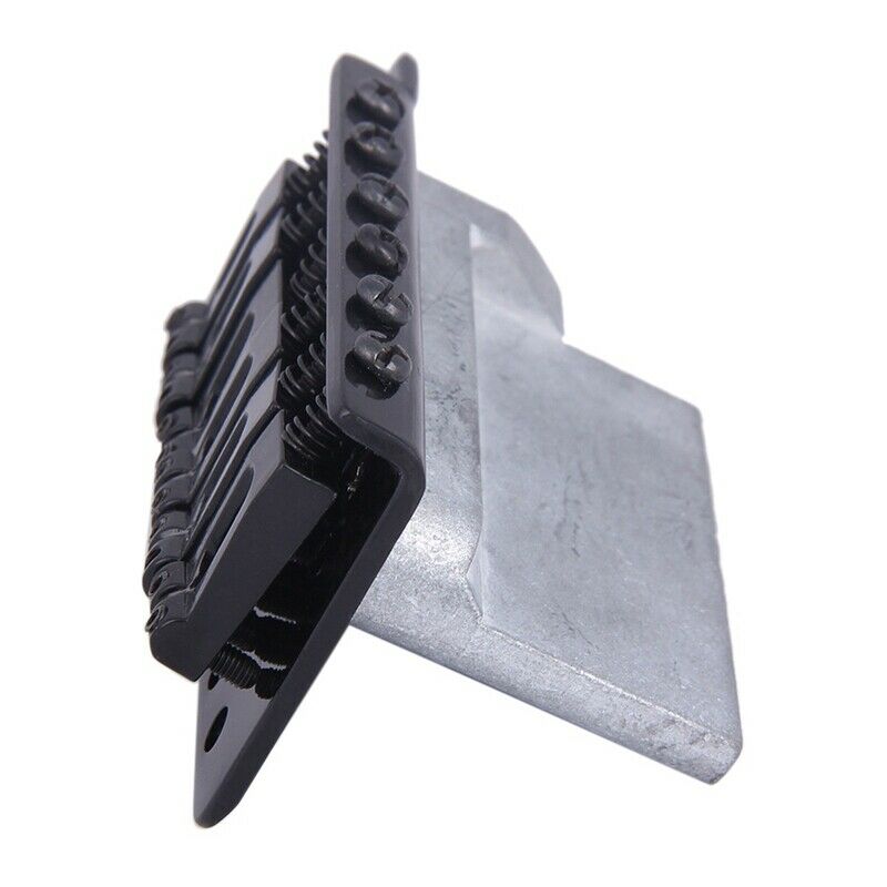 Black New Replacement Standard Tremolo Bridge Set For Strat Electric Guitar