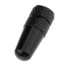 Tyre Tire Valve Air Caps Cover Screw Car Bike Bicycle Motorbike Black