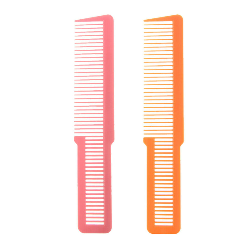 2x Barber Flat Top Hair Clipper Comb Create Fades Hair Cuts Anti-static for Game