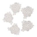 5pcs Elegant Lace Rose Flower DIY Sew Stickers Embroidery Patches Cloth Repair