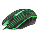 Apedra M8 USB Wired Game Mouse 3 Buttons 1000DPI LED Optical Gaming Mice