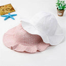 Baby Summer Outdoor Bucket Hat Children Floral Print Cap Sun Beach Cap Love