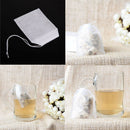 100pcs Empty Teabags String Heat Seal Filter Paper Herb Tea Bag 5.5 x7CM