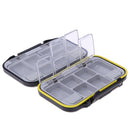Fishing Lure Bait Tackle Waterproof Storage Box Case With 12 Compartments