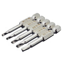 5Pcs Set Triple-cornered Screwdriver Bits S2 Steel 1/4 inch Hex Shank 50mm