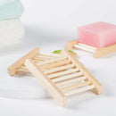 Natural Wood Bamboo Soap Drainer Dishes Tray Soap Dry Holder Storage Rack Pl Hn