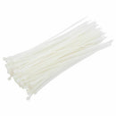50pcs Nylon Cable Ties 160x3mm White Q5C4