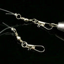 5pcs HOOKS hokki rigs Mackerel Cod Rigs/Feather Sea Fishing N4C2