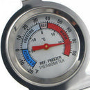 4x Refrigerator Freezer Thermometer Fridge Dial Type Stainless Steel Hang QQZ