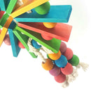 Wood Toys Birds Vogel Chew Bite Pet Cage Decoration Pendant Parrot Wicker mhg