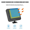 IP65 Solar Wall Light Remote Control Motion Sensor Outdoor Lamp (128LED)