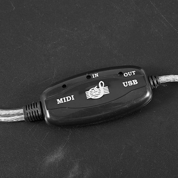 2m USB to MIDI Interface Converter Cable Cord PC to Music Keyboard Adapter