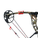 2Pcs Archery Compound Bow Stabilizer Bow Limbs Rubber Damper Firing Shock A