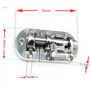 Door Lock Latch Slide Barrel Bolt Clasp - Marine Grade 316 Stainless Steel