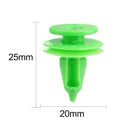 8pcs Universal Car Door Trim Panel Rivets Plastic Push Fastener Clips Green