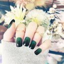 Designer nail tips false french full cover nails art decor finger 24 ME