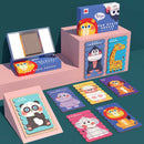 8 Patterns Wooden Puzzle Baby Kids Jigsaw Animal DIY Learning Stacking Toys