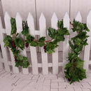2Pcs 8.2ft Long Artificial Grape Leaf Garland Hanging Ivy Garland Ivy Leaf