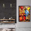 Fireman Uniform DIY Full Drill Round Diamond Painting Mosaic Picture Kit