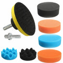 19Pcs/Set 3 inch 80mm Sponge Buff Buffing Polishing Pad Kit For Car Polisher