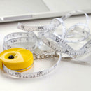 2x Retractable Ruler Tape Measure Sewing Cloth Tailor 150cm 60inch keychain