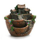 Artificial Flowers Succulent Plants Mini Fairy Garden with Sweet House for DY1F5
