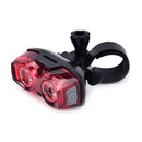 2LED bright cycling bicycle bike safety rear tail flashing back light lamp LJAU