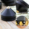 4Pcs Ebony Wooden HIFI Speaker Isolation Spike Cone Copper Feet 23 mm +Base Pad