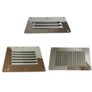 127mm Louvre Air Vent | Stainless Steel Air Vent | Boat, Caravan, House sdg