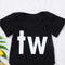 Baby Boys Girls Rompers Short Sleeve Print Jumpsuits (TW Print 6-9M) A#S