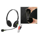 Wired 3.5mm Laptop Computer Headset with Mic Microphone Noise Cancelling